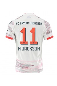 Bayern Munich Nicolas Jackson #11 Fotballdrakt Borte Klær 2025-26 Korte ermer
